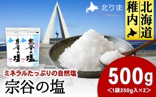 稚内ブランド認定品 宗谷の塩250g×2袋