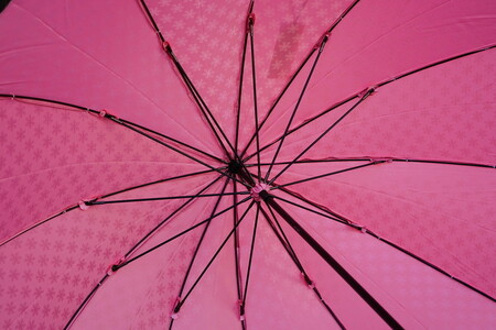 雪華模様のオリジナル傘(サイズ60cm)「もらっても、贈っても喜ばれる傘」カラー:ピンク_BL08