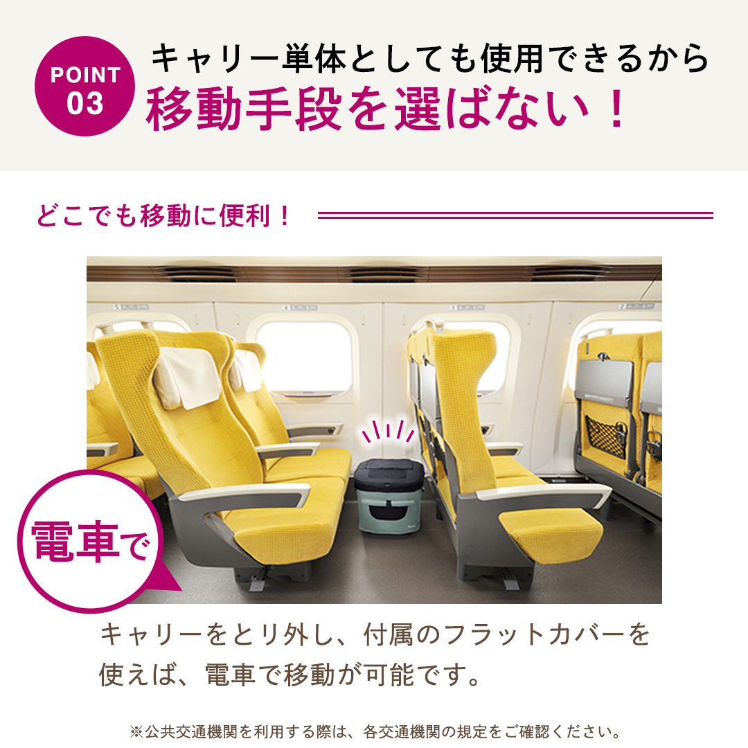 【コムペット】 ミリミリ キャリー ワイピオグリーン（GR） 小型犬用 ペットカート 119613 combi コンビ キャリーセパレートタイプ 軽量コンパクト 軽量 通気性 清潔 コンパクト収納 自