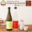 【ふるさと納税】【佐藤酒造】Kujusenbaduru Andante（特別純米酒・純米原酒）日本酒 飲み比べ 2本セット 720ml 2種 酒 お酒 辛口 甘口 ぬる燗 八反錦 きたしずく あきげしき アルコール 飲料 お取り寄せ 大分県産 竹田市 送料無料