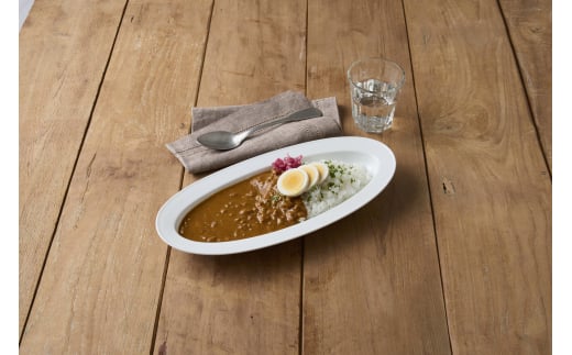 【美濃焼】 miyama. カレー うつわ いつも カレー皿 白磁 瑞浪市 / ミヤマプランニング 食器 皿 プレート [AZCM056]