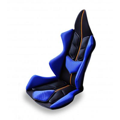 ふるさと納税 蒲郡市 自動車用シートクッション アメージングGT アルティメット　ブルー×ドイツカラー_【G0062】