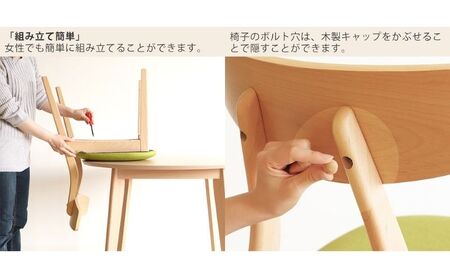 ダイニングチェア Yummy(ヤミー) チャコール