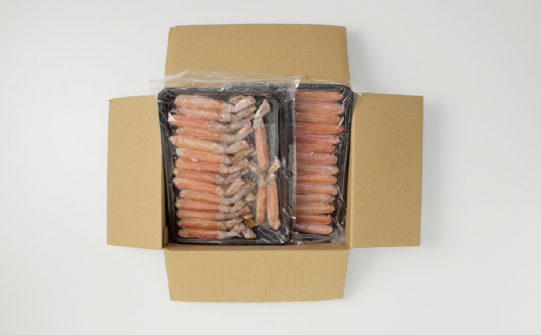 しゃぶしゃぶ用ずわいがにポーション500ｇ(25～30本)×2P F-11001