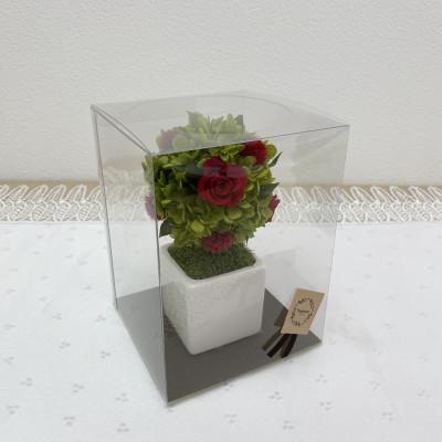 ふるさと納税 春日部市 プリザーブドフラワーアレンジ【プティシュシュ/レッド】春日部市 シュガーパイン |  | 03