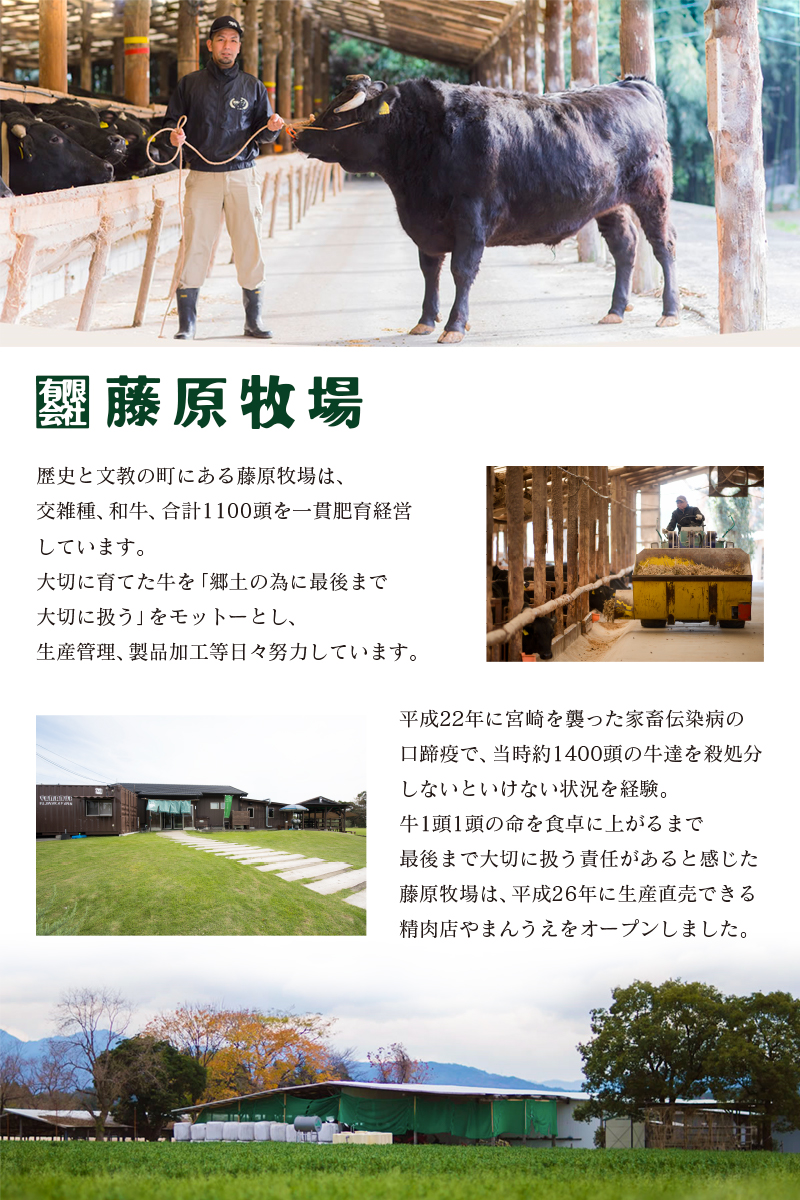 ＜宮崎ハーブ牛＞3種類の焼肉セット 合計600g【B364】_イメージ2