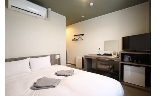 北海道本別町　ホテル「和さび」クイーンルームペア宿泊プラン（朝食+お食事券）【D010】《60日以内に出荷予定(土日祝除く)》