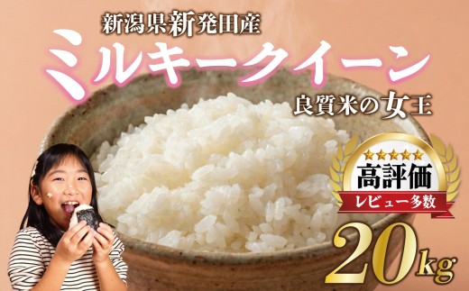 【最短7日発送】 令和7年産 ミルキークイーン 20kg ご飯 備蓄 コシヒカリ こしひかり 突然変異種 コメ お米 米 こめ 新潟産 新潟米 新潟県 新潟 新発田 新発田市 国産 新発田市産 斗伸 toushin017_02