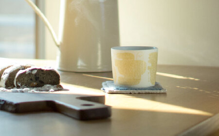 【美濃焼】 カップ ペアセット ＜BIRDS' WORDS＞ DAY BY DAY CUP [BIRDS] ブルー × イエロー 瑞浪市 / FLYWAY [AZCC016]