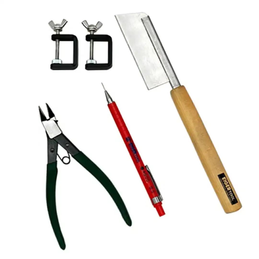 沼ホビー用工具 Dセット アイガーツール 燕三条製 ホビー工具 模型工具 プラモデル 鋸 やすり クランプ ニッパー EIGERTOOL【037S032】