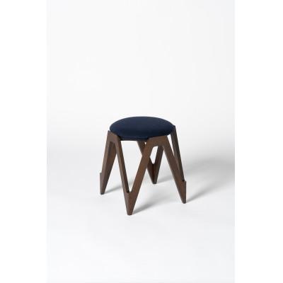 ふるさと納税 東川町 CO・DA・MA Low Stool(NC-010 ネイビー)【0001-062-01】