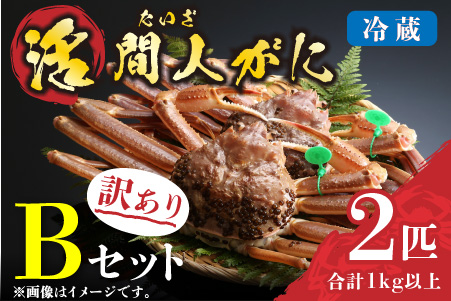 （訳あり）活間人がに　2匹　Bセット　1/22～2/21発送予定　HI00008_04
