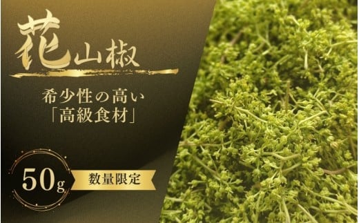  【高級・希少食材】生花山椒 50g 和歌山県産 / 山椒 さんしょう 香辛料 調味料 薬味  高級 和歌山県 紀美野町 料亭【twn029】