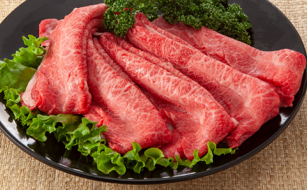 訳あり！【A4～A5】佐賀牛赤身霜降りしゃぶしゃぶすき焼き用(肩・モモ)1.2kg(600g×2P)【肉 牛肉 ブランド牛 黒毛和牛 ふるさと納税】(H112135)