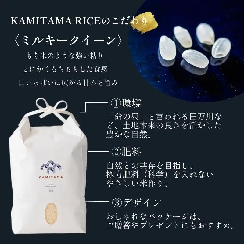 ミルキークイーン 令和7年 10kg 米 コメ こめ 萩産 KAMITAMA