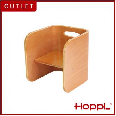 ふるさと納税 川西市 【アウトレット品】HOPPL(ホップル)コロコロチェア　ナチュラル