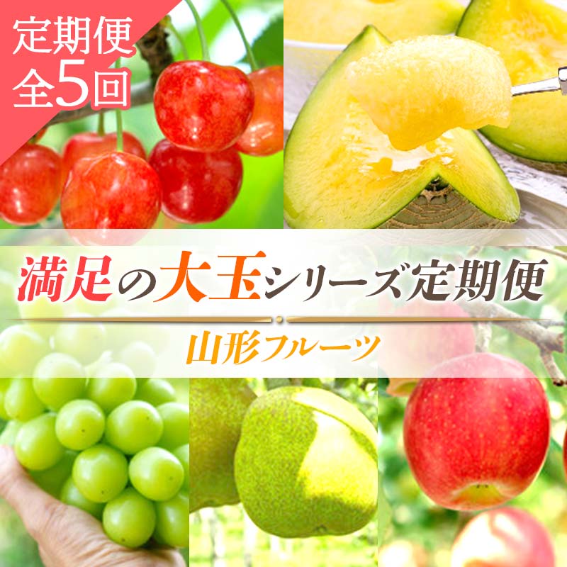 【ふるさと納税】 《2026年先行予約》山形フルーツ 満足の「大玉」シリーズ 定期便 全5回 FSY-2363
