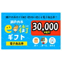 【ふるさと納税】電子商品券　瀬戸内市e街ギフト（30，000円分）　【チケット チケット】