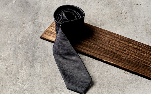 岡山産シルクデニムネクタイ【1670140】