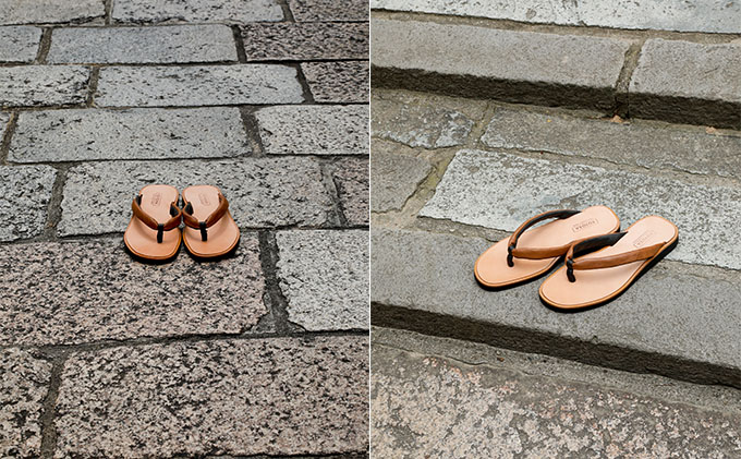 KOTOKA　雪駄サンダル　ブラウン　XL