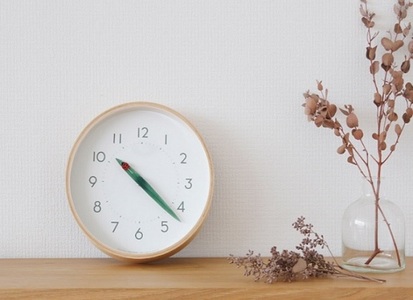 時計 壁掛け とまり木の時計 てんとう虫 SUR18-16 TENTO 壁掛け時計 掛け時計 Lemnos レムノス インテリア 民芸品 工芸品 工芸 伝統技術 春の新生活