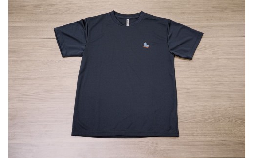 A-37　上関海峡温泉「鳩子の湯」グッズ2点セットB（MOKUタオル、はとまるTシャツ）【なごみ】