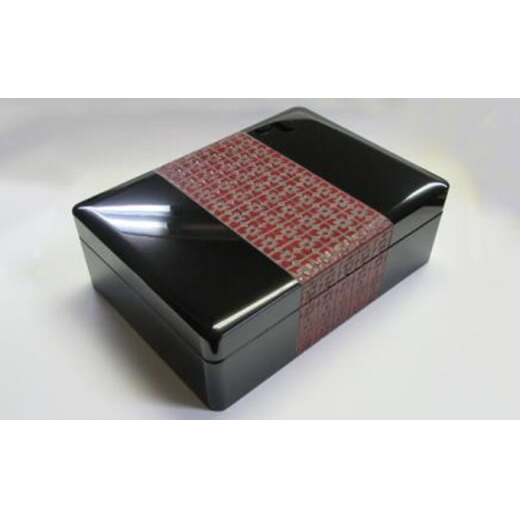 ［高岡漆器］ 文庫 小花紋 雑貨 日用品 文房具 工芸品  FAD-1237