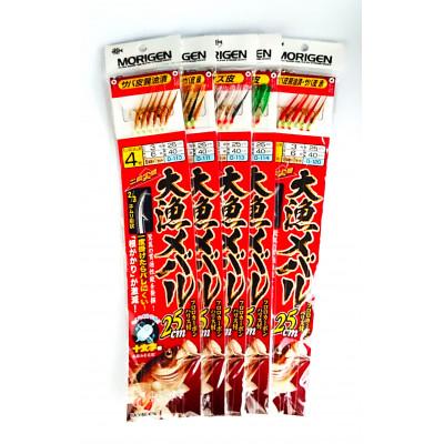 ふるさと納税 加東市 もりげん(MORIGEN)　釣り仕掛　大漁メバル5枚セット(25cmハリス)　4号