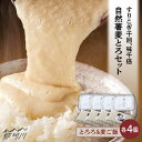 【ふるさと納税】【味付け不要！本格自然薯麦とろ】自然薯 麦とろセット（4人前）＜自然薯王国＞那珂川市 自然薯 とろろ 野菜 健康 個包装 そば お好み焼き 白米 [GAH002]