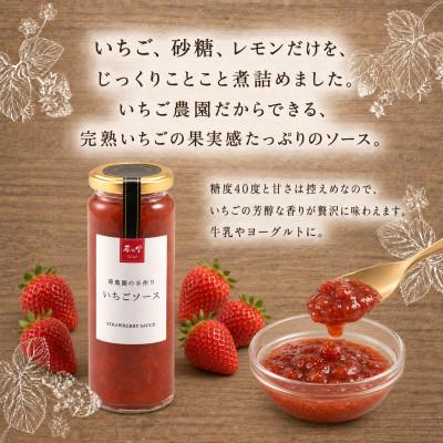 ふるさと納税 毛呂山町 苺の里　いちごソース　180g×1本