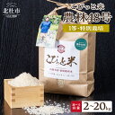 【ふるさと納税】 米 精米 【令和6年度米】 選べる容量 2kg 4kg 20kg 農林48号 1等特別栽培米 100％ よんぱち 幻のお米 こぴっと 令和6年産 北杜市産 送料無料