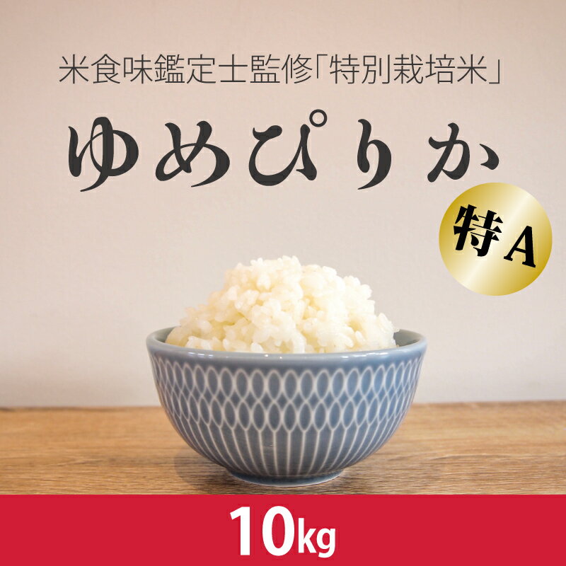 【ふるさと納税】※令和7年産先行受付※ ゆめぴりか 特別栽培米 10kg 減農薬 低農薬 10キロ 特A米 特A こめ 米 精米 米食味鑑定士 三ツ星お米マイスター 栽培 監修 当麻町 舟山農産 北海道産 北海道米 送料無料 お取り寄せ