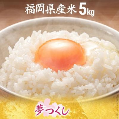 ふるさと納税 古賀市 福岡県産米 夢つくし 5kg(令和7年度　精米)
