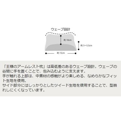 ふるさと納税 八峰町 王様のアームレスト枕セット(ネイビー)キーボード&マウス用|16_mkr-10b101 |  | 01