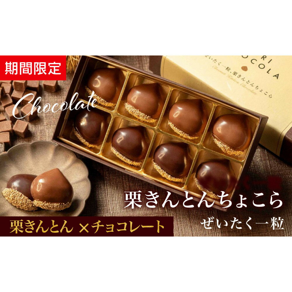 【ふるさと納税】栗りん 【期間限定】まるで栗のような贅沢チョコレート「 ぜいたく一粒 栗きんとんちょこら 」栗きんとん × チョコレート プレゼント スイーツ ギフト 栗きんとん チョコ 送料無料 お取り寄せ 和栗スイーツ 和栗