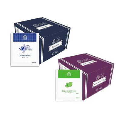 ふるさと納税 藤枝市 三井農林 WN(ホワイトノーブル紅茶)ティーバッグ アールグレイ・ダージリン 2種 各40袋×1箱