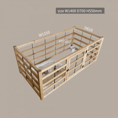 ふるさと納税 入間市 【サイズオーダー可】ビスなしで安心!　ペット　ケージ　サークル　na254 |  | 01