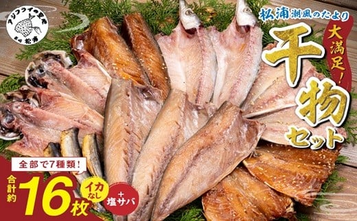 
            松浦・潮風のたより(イカなし＆サバ増量) ( 松浦市 サバ アジ カマス 干物 アジ開き 一夜干し 詰め合わせ )【B0-264】
          