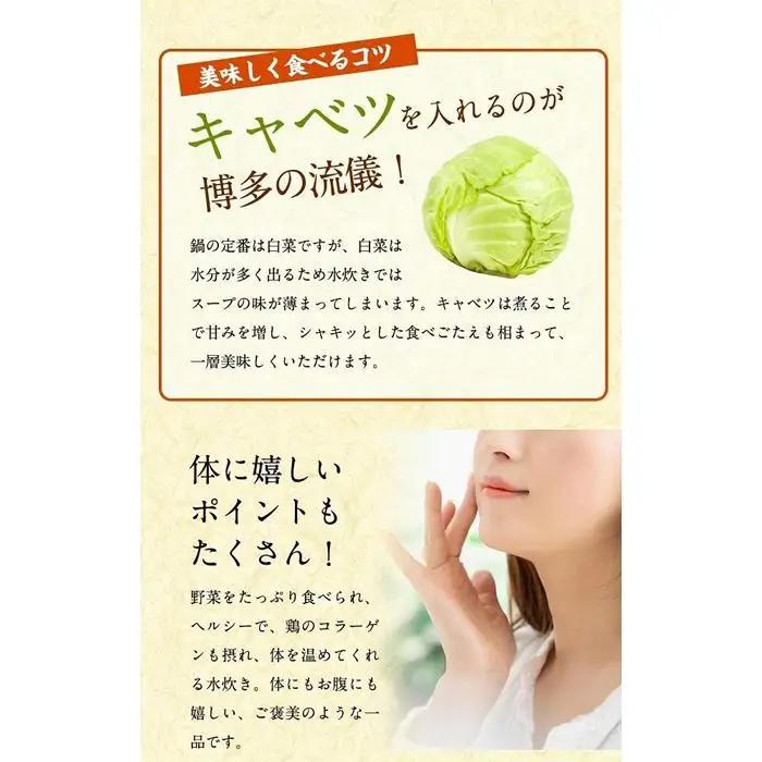 はかた地どり水炊き6種盛りセット 3～4人前