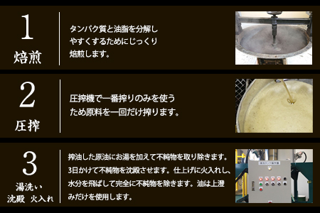 坂本製油の純ごま油 3本セット《30日以内に出荷予定(土日祝除く)》熊本県御船町 純ごま油273g×3本 計819g 有限会社 坂本製油