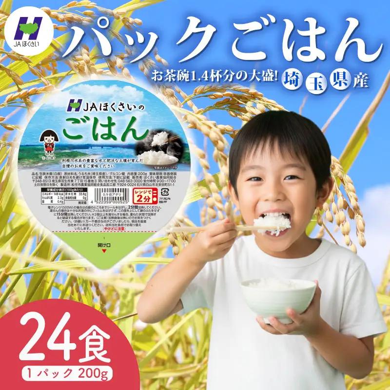 パックごはん 200g × 24個 米 彩のかがやき ごはん