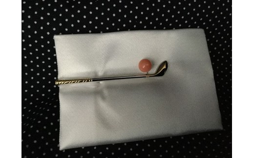 
            海の秘宝珊瑚：ネクタイピンA
          