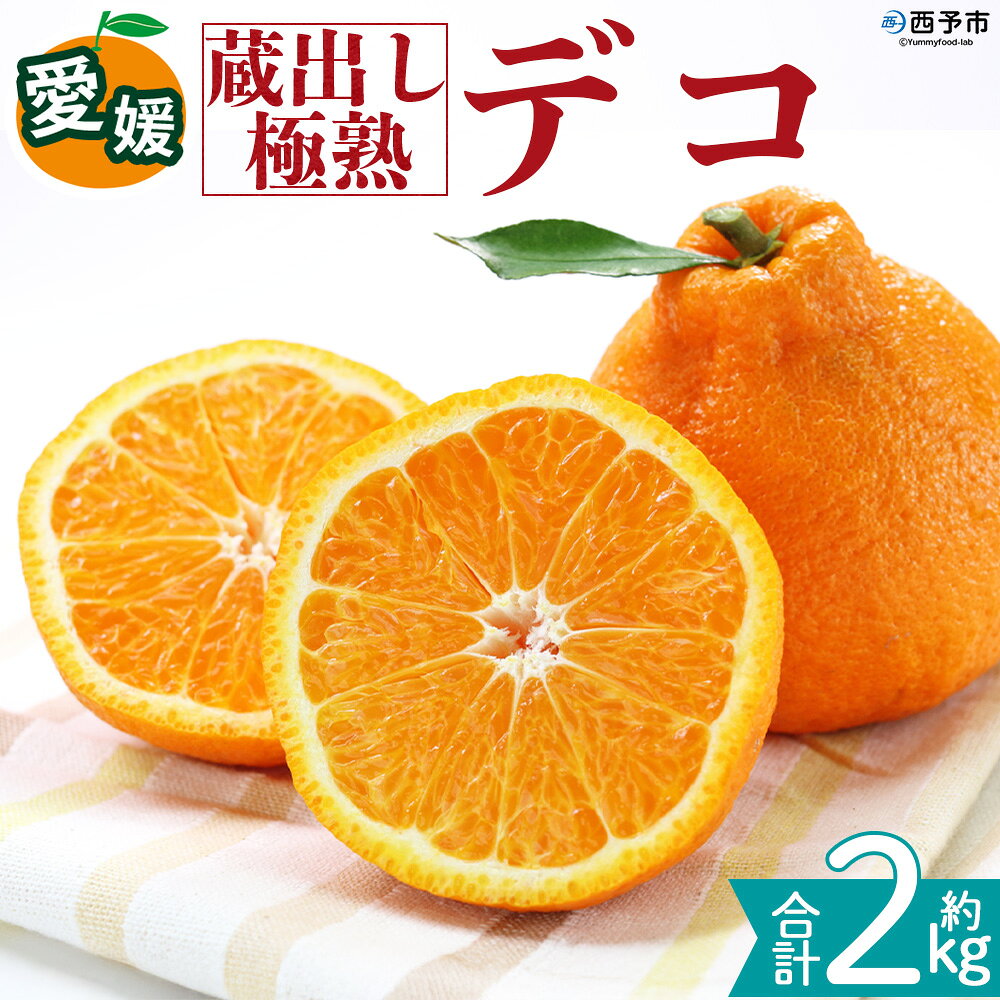 【ふるさと納税】＜蔵出し極熟デコ 約2kg＞『2027年4月上旬～8月下旬迄に順次発送予定』 不知火 しらぬい 熟成 くら 貯蔵 みかん 蜜柑 柑橘 かんきつ 果物 くだもの フルーツ ミカン 愛媛 国産 特産品 株式会社三代目みかん職人 愛媛県 西予市【冷蔵】