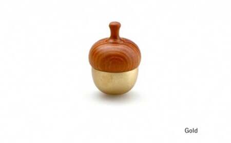 【高岡銅器】まどか どんぐりん Gold 空穏KUON おりん 民芸品 工芸品 伝統技術  FAD-0654