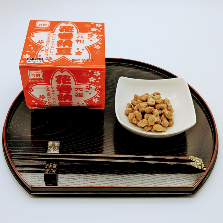 元祖花巻納豆毎朝セット（3パック×10個） 大内商店 【2360】_イメージ3
