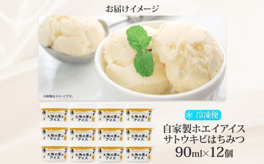 3452. 牧之瀬牧場 自家製ホエイアイス  蜂蜜サトウキビ 12個 アイス 氷菓子 ひんやり アイスクリーム ホエイ 自家製アイス 自家製 さとうきび きび糖 キビ糖 はちみつ 蜂蜜 濃厚 冷凍 ス