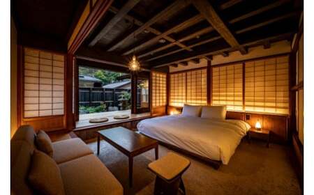 2021年8月に開業した古民家宿BYAKU Narai　ギフト券(3万円分)[5278711]