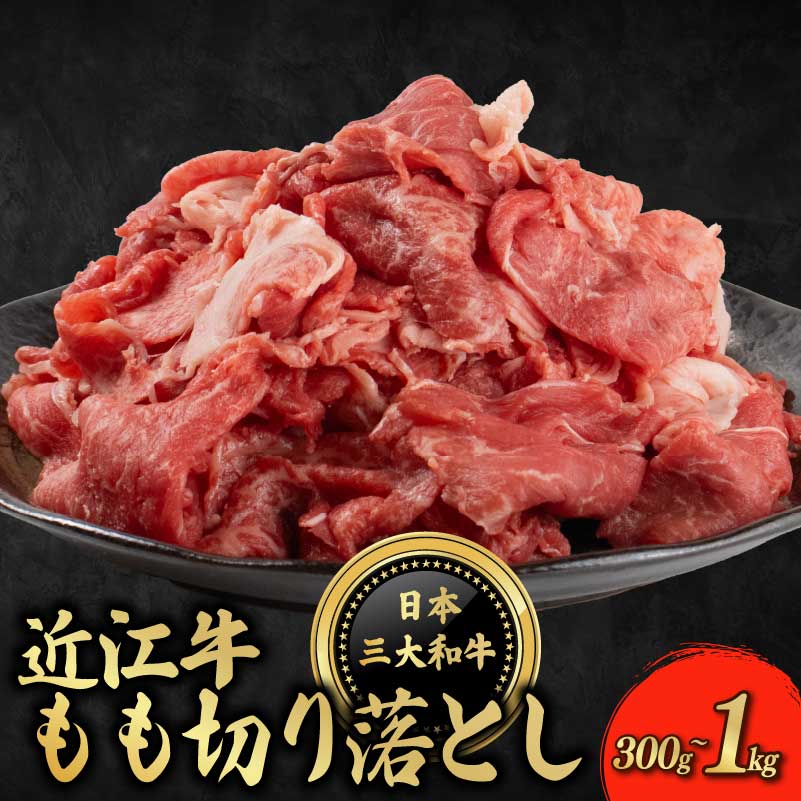 【ふるさと納税】 近江牛 もも 切り落とし 300g ~ 1kg モモ 牛肉 ぎゅうにく 和牛 国産 贈答 ギフト プレゼント お祝い 日本三大和牛 クリスマス 年末 年始 父の日 母の日 焼肉 BBQ キャンプ 滋賀 彦根