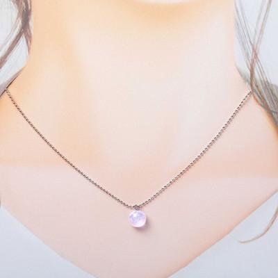 ふるさと納税 弟子屈町 【北海道】ガラス細工 ネックレス 「水鏡」 MIZUKAGAMI ハンドメイド 2464 |  | 02