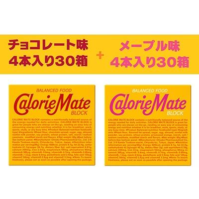 ふるさと納税 那賀町 「大塚製薬」カロリーメイトブロック　メープル味30箱・チョコレート味30箱　計60箱
